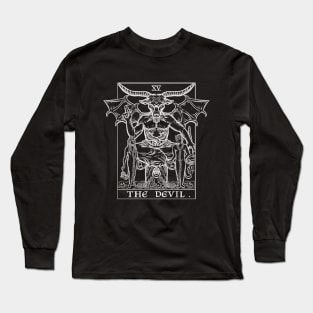 The Devil Tarot Card Baphomet Long Sleeve T-Shirt